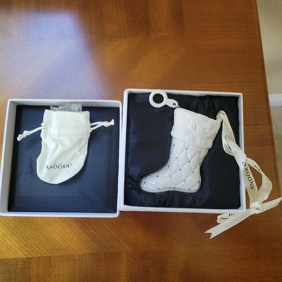 Pandora 2012 Porcelain Christmas Stocking Ornament - Picture 5 of 9